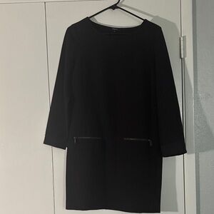 Madewell Black Long Sleeve Dress